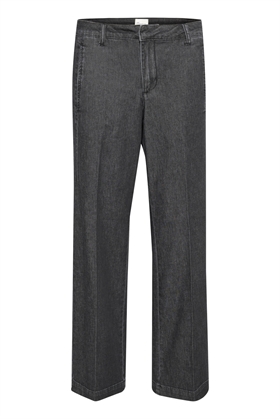 My Essential Wardrobe Bukser - LaraMW Pant 115, Dark Grey Wash 
